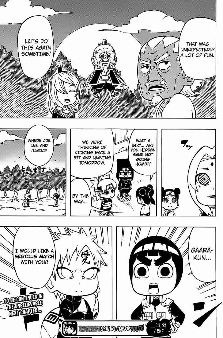 Page 24 Chapter 38 Rock Lee no Seishun Full-Power Ninden