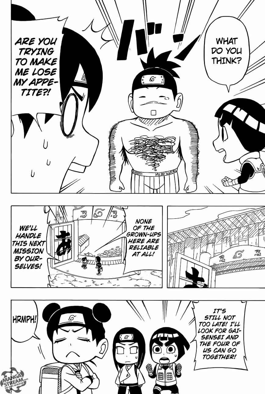 Page 16 Chapter 36 Rock Lee no Seishun Full-Power Ninden