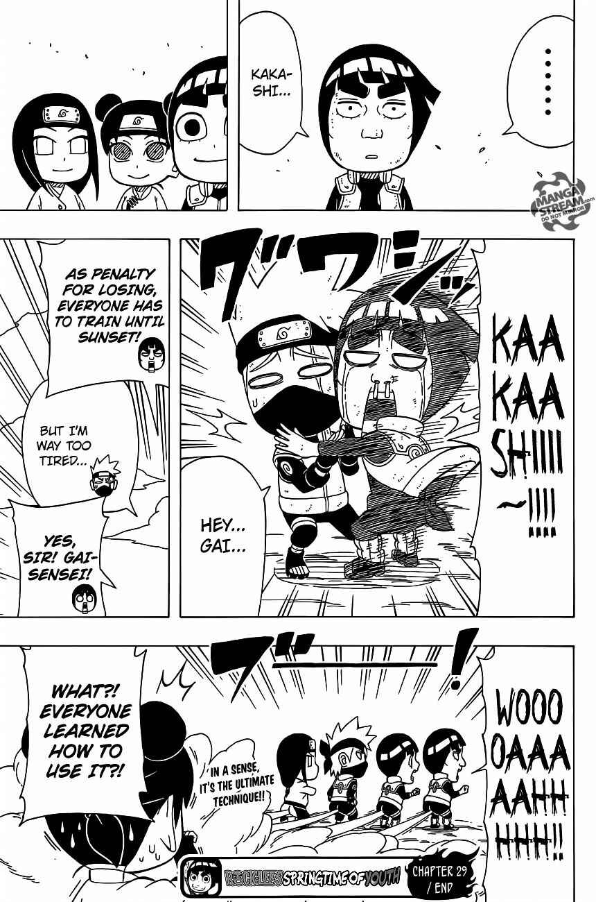 Page 26 Chapter 29 Rock Lee no Seishun Full-Power Ninden
