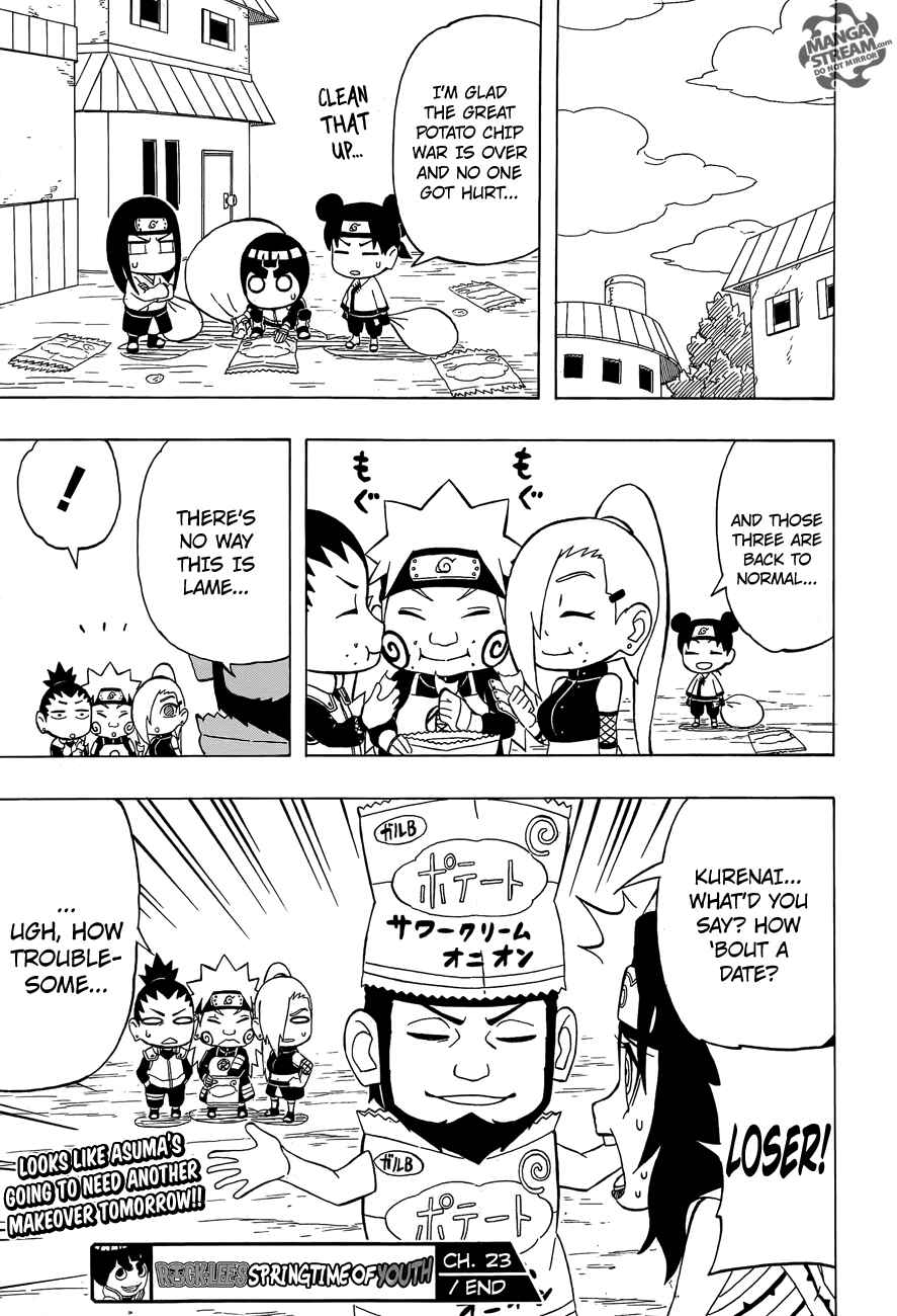 Page 28 Chapter 23 Rock Lee no Seishun Full-Power Ninden
