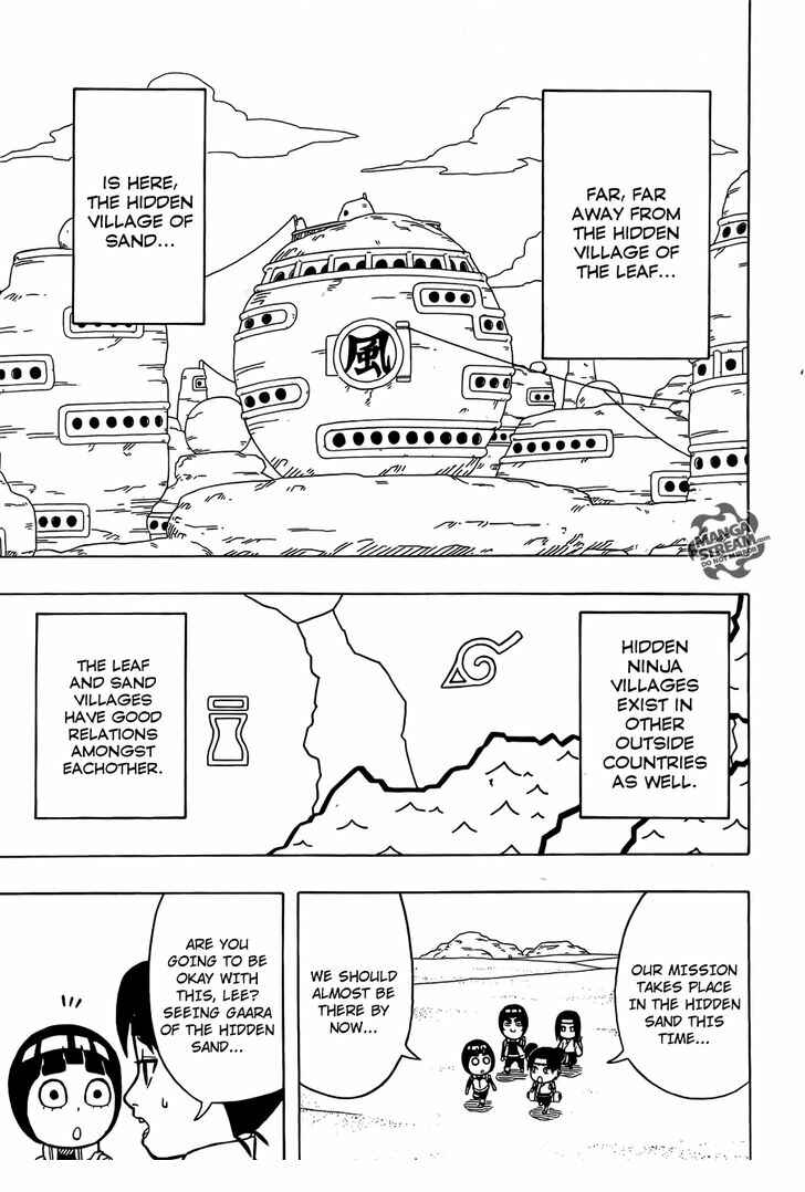 Page 3 Chapter 7 Rock Lee no Seishun Full-Power Ninden