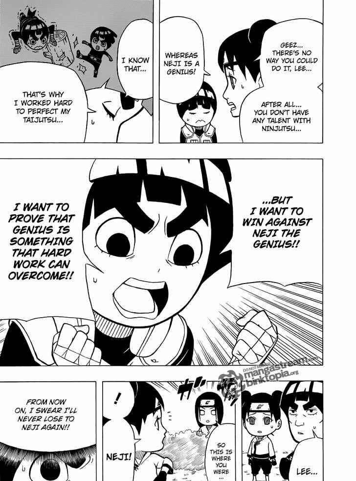 Page 10 Chapter 3 Rock Lee no Seishun Full-Power Ninden