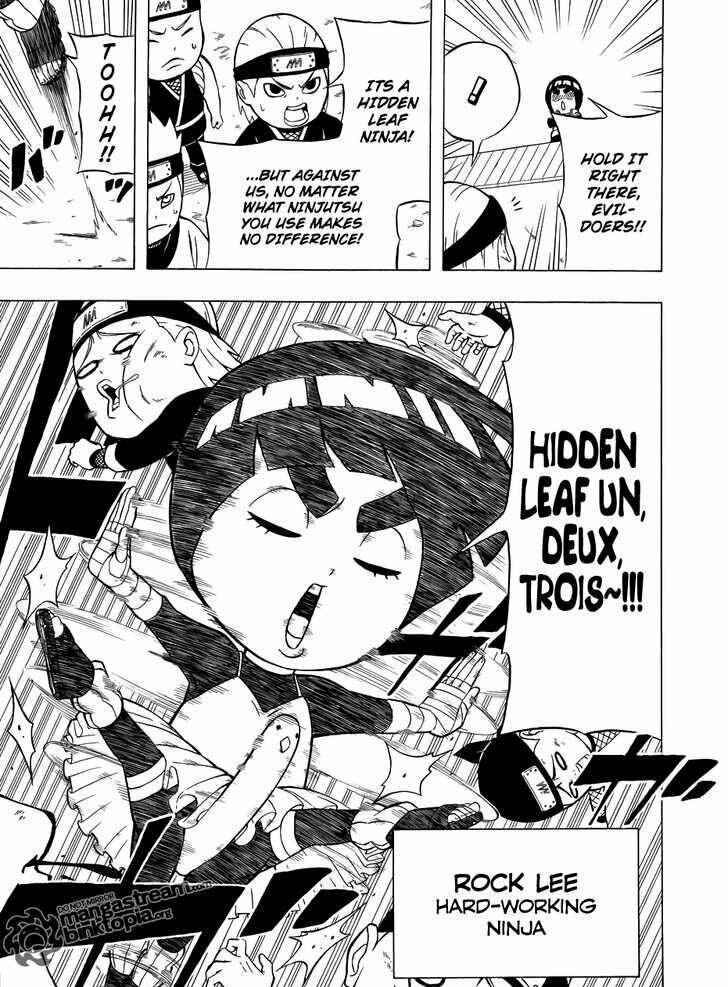 Page 4 Chapter 3 Rock Lee no Seishun Full-Power Ninden