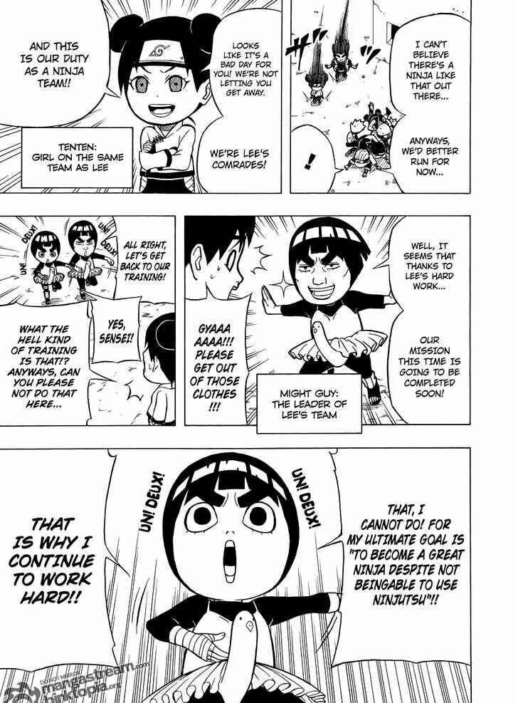 Page 6 Chapter 3 Rock Lee no Seishun Full-Power Ninden