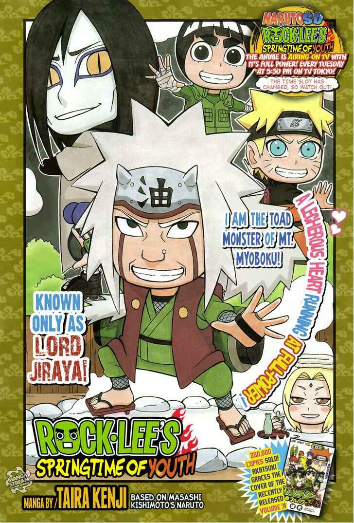 Page 1 Chapter 20 Rock Lee no Seishun Full-Power Ninden