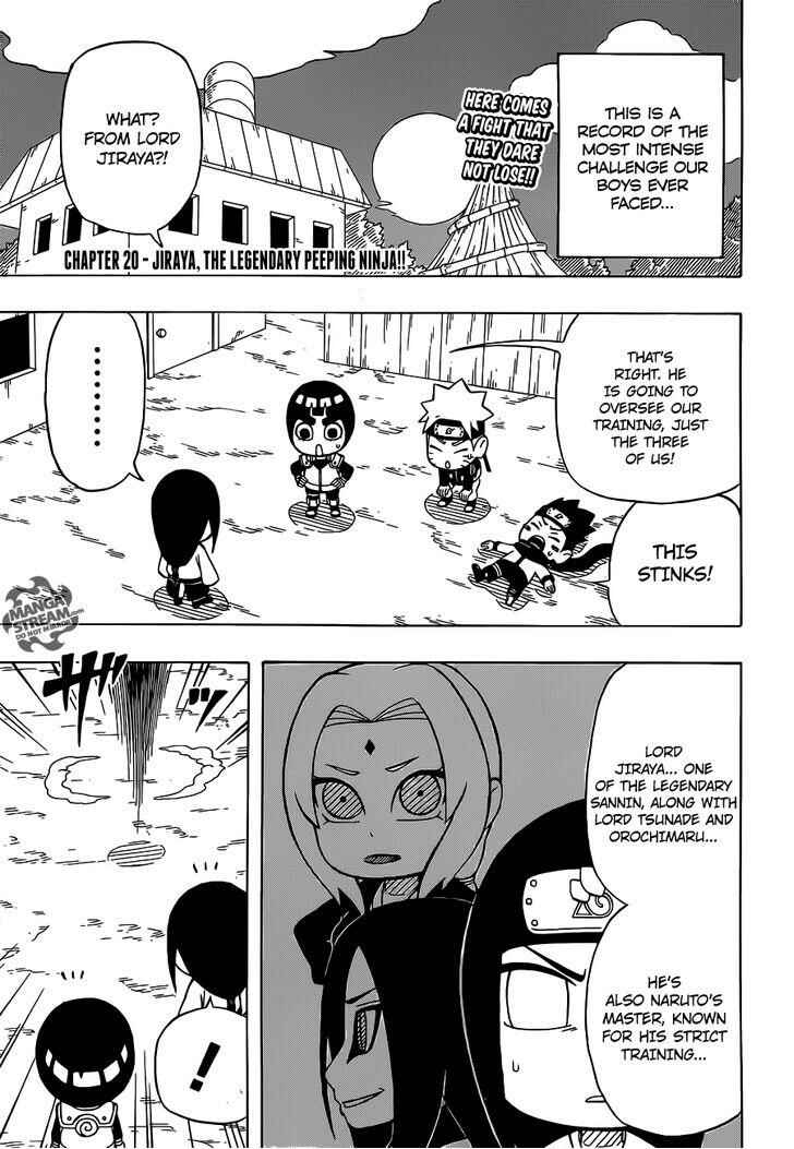 Page 4 Chapter 20 Rock Lee no Seishun Full-Power Ninden