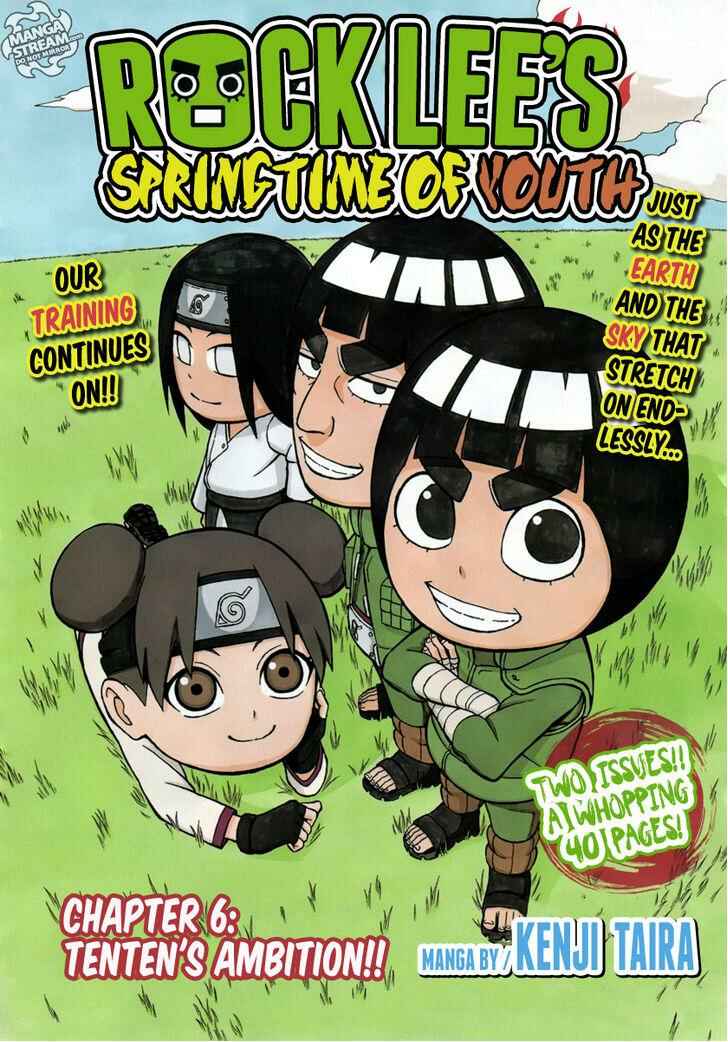 Page 1 Chapter 6 Rock Lee no Seishun Full-Power Ninden