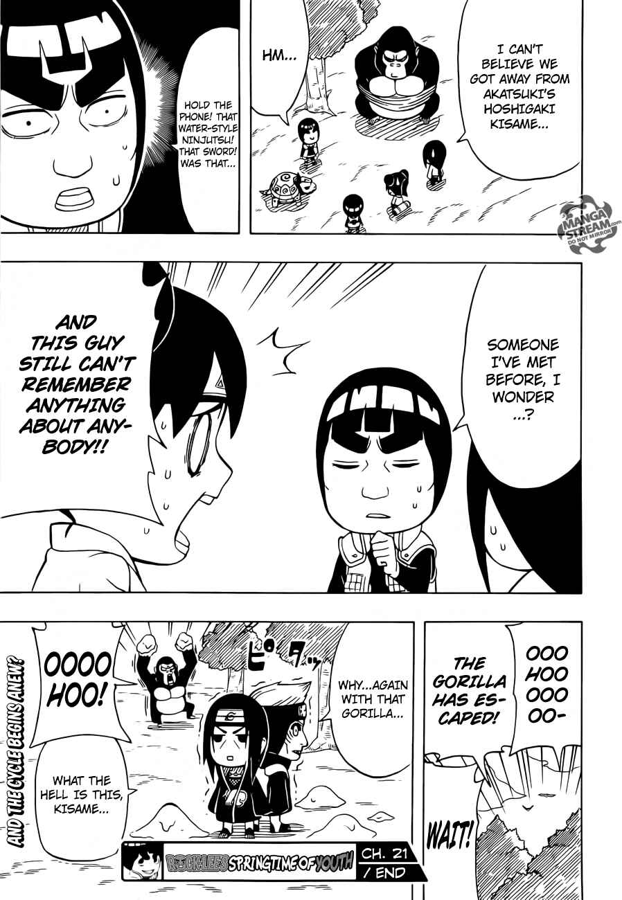 Page 30 Chapter 21 Rock Lee no Seishun Full-Power Ninden