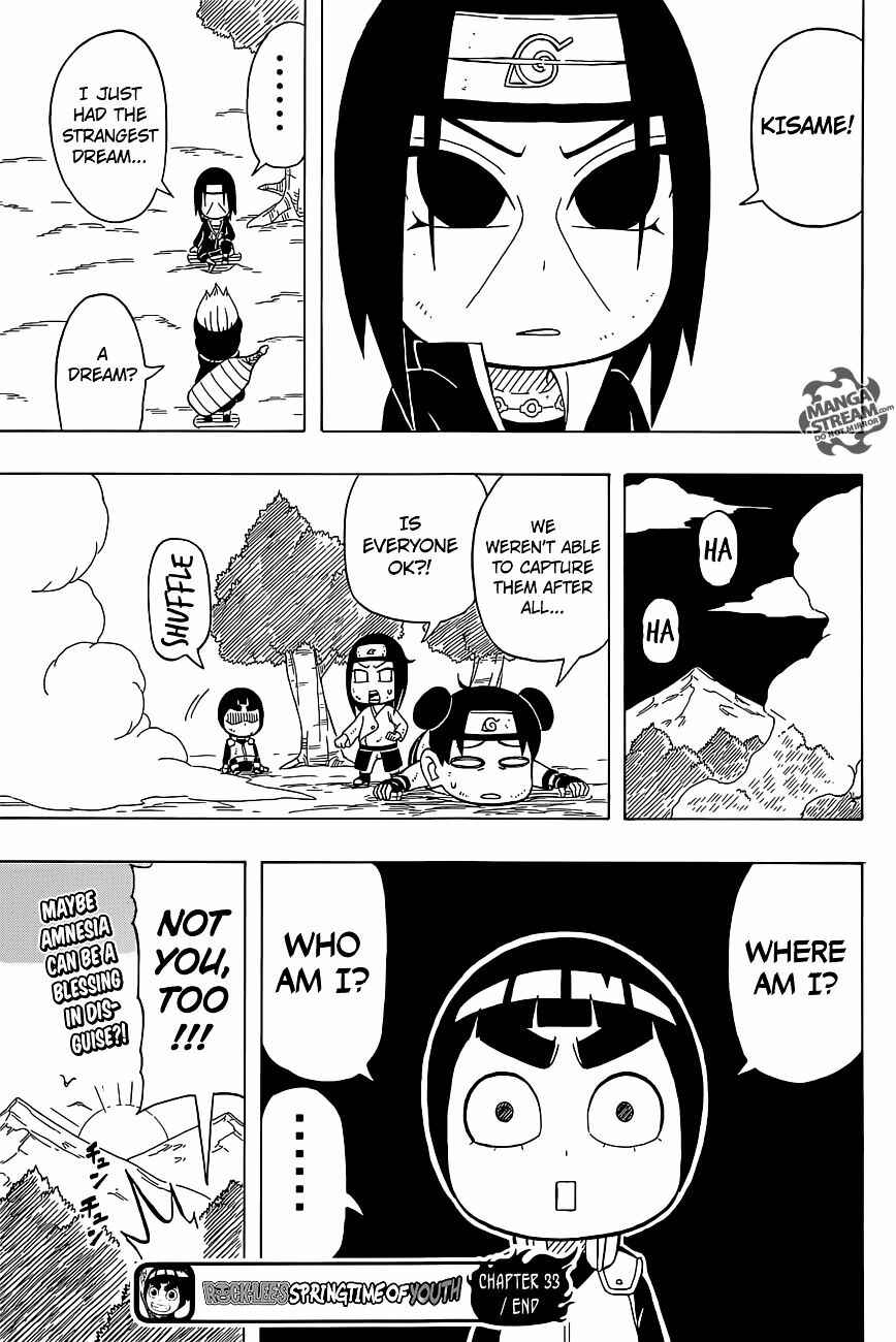 Page 24 Chapter 33 Rock Lee no Seishun Full-Power Ninden
