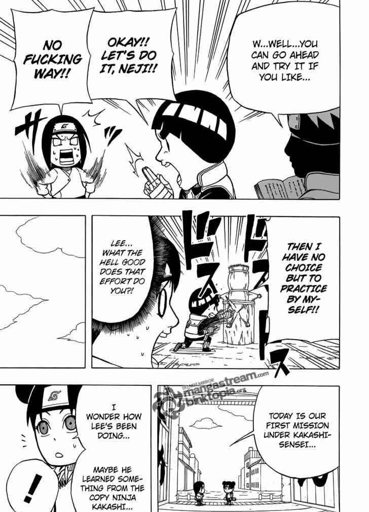 Page 10 Chapter 4 Rock Lee no Seishun Full-Power Ninden