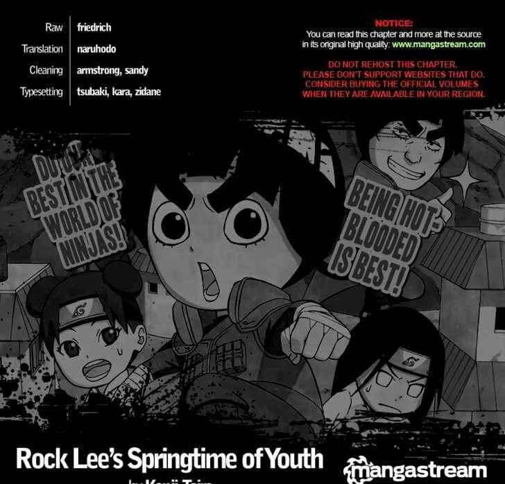 Page 2 Chapter 4 Rock Lee no Seishun Full-Power Ninden