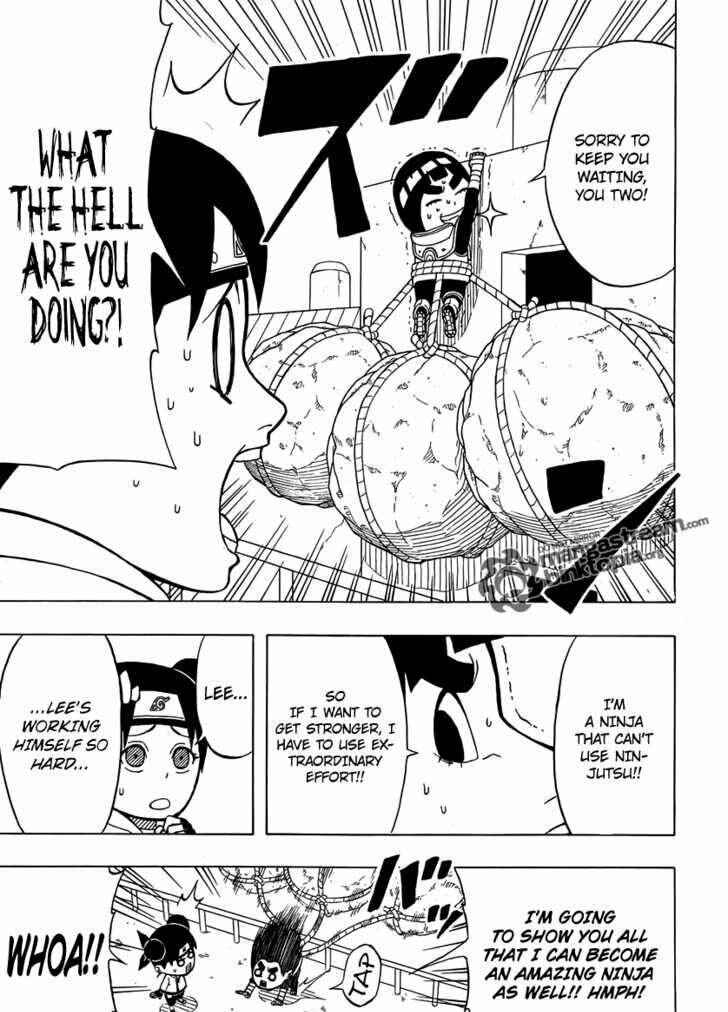 Page 4 Chapter 4 Rock Lee no Seishun Full-Power Ninden