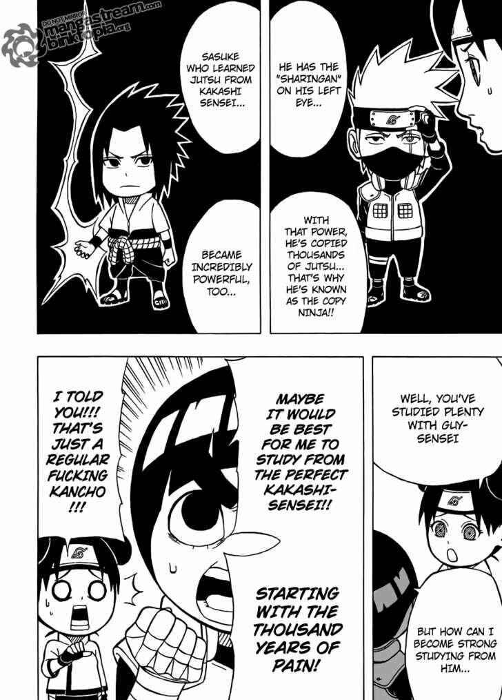 Page 9 Chapter 4 Rock Lee no Seishun Full-Power Ninden