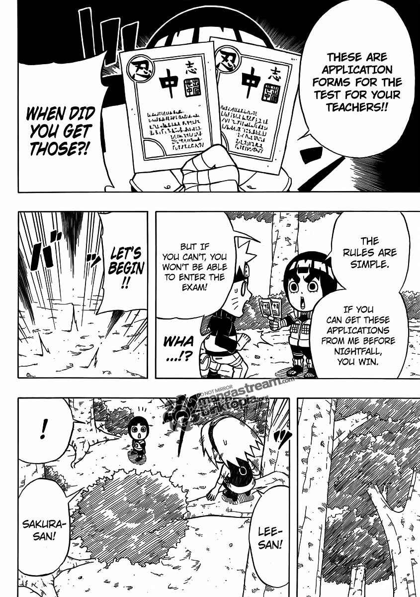 Page 9 Chapter 5.5 Rock Lee no Seishun Full-Power Ninden
