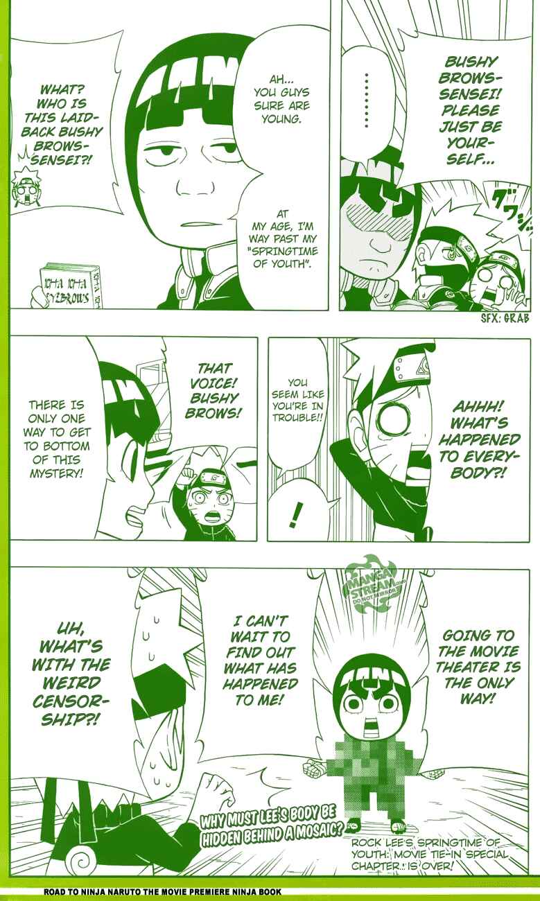 Page 4 Chapter 16 Rock Lee no Seishun Full-Power Ninden