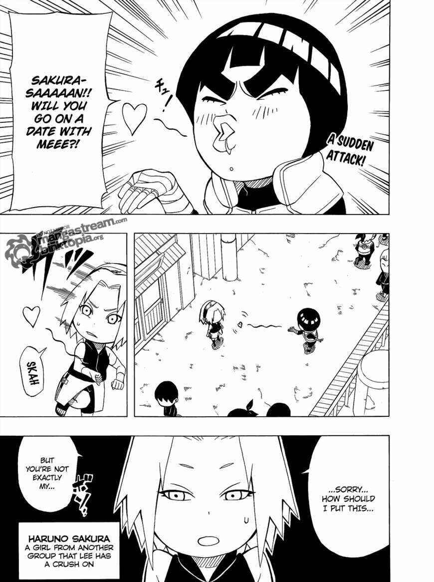 Page 3 Chapter 2 Rock Lee no Seishun Full-Power Ninden