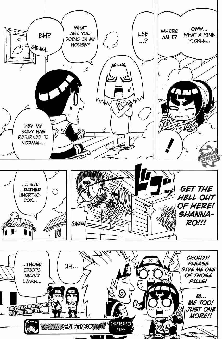 Page 27 Chapter 30 Rock Lee no Seishun Full-Power Ninden