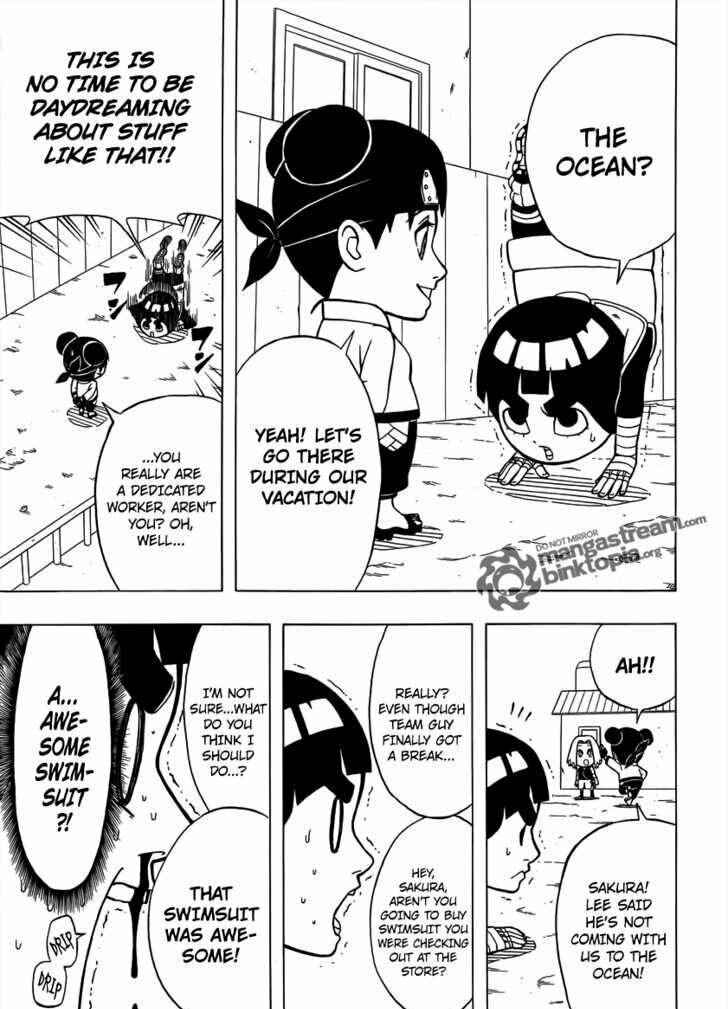 Page 3 Chapter 5 Rock Lee no Seishun Full-Power Ninden