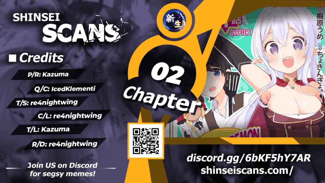 Page 1 Chapter 2 Hara Peko Maou to Horyo Yuusha! ~Maou ga Ore no Heya ni Meshi wo Gui ni Kurundaga~
