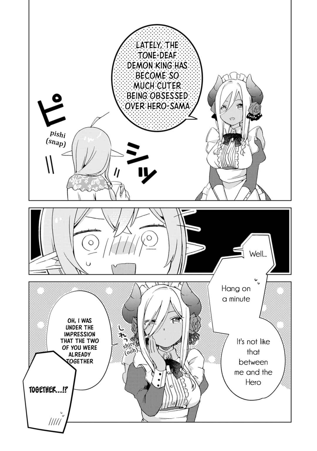 Page 11 Chapter 3 Hara Peko Maou to Horyo Yuusha! ~Maou ga Ore no Heya ni Meshi wo Gui ni Kurundaga~