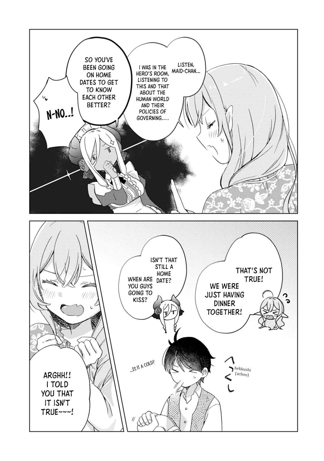 Page 13 Chapter 3 Hara Peko Maou to Horyo Yuusha! ~Maou ga Ore no Heya ni Meshi wo Gui ni Kurundaga~