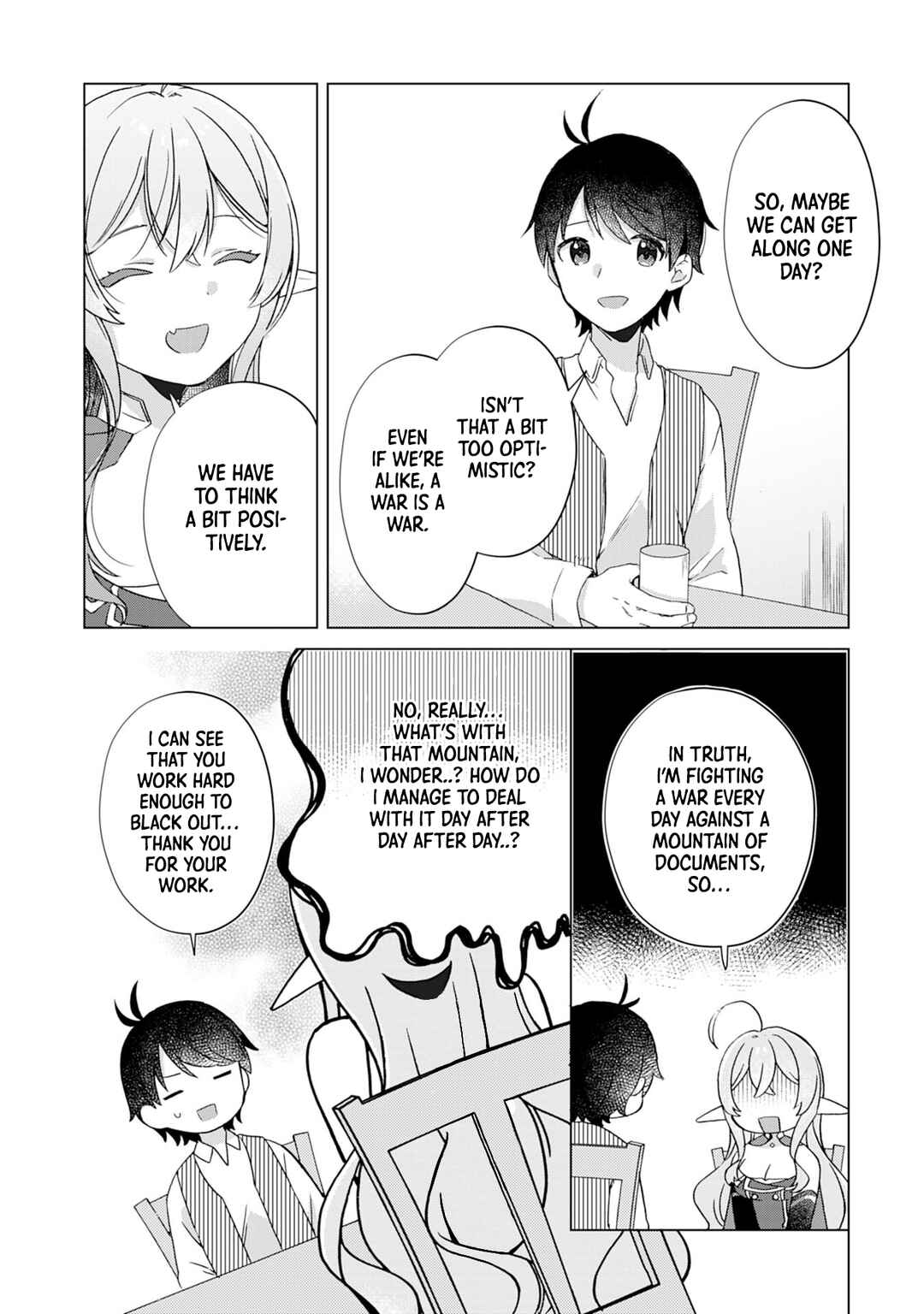 Page 21 Chapter 4 Hara Peko Maou to Horyo Yuusha! ~Maou ga Ore no Heya ni Meshi wo Gui ni Kurundaga~