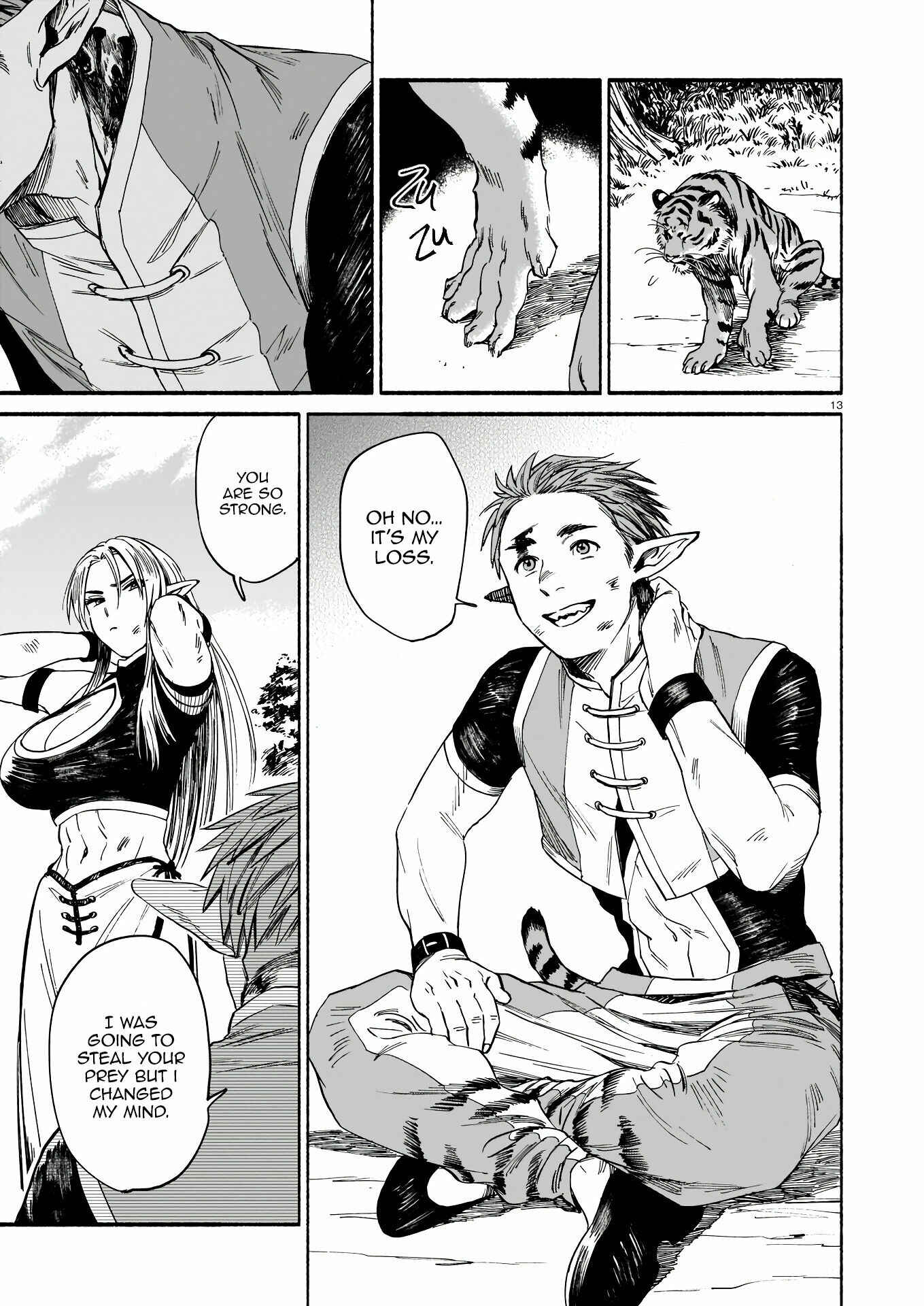 Page 14 Chapter 3 Tora wa Ryuu o Mada Tabenai.