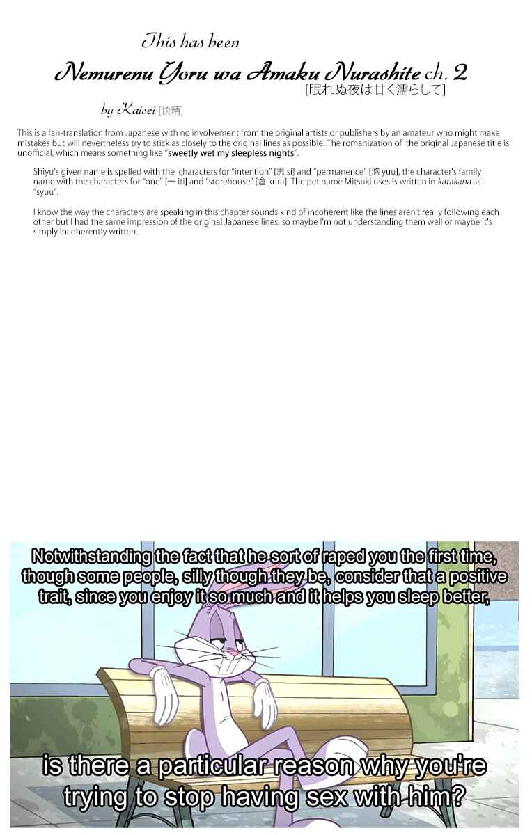Page 41 Chapter 2 Nemurenu Yoru wa Amaku Nurashite