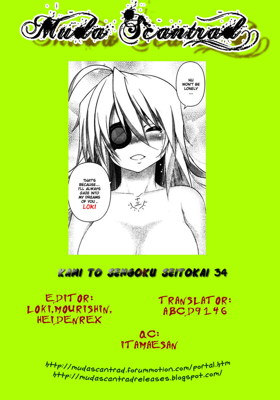 Page 1 Chapter 34 Warring Gods Student Council