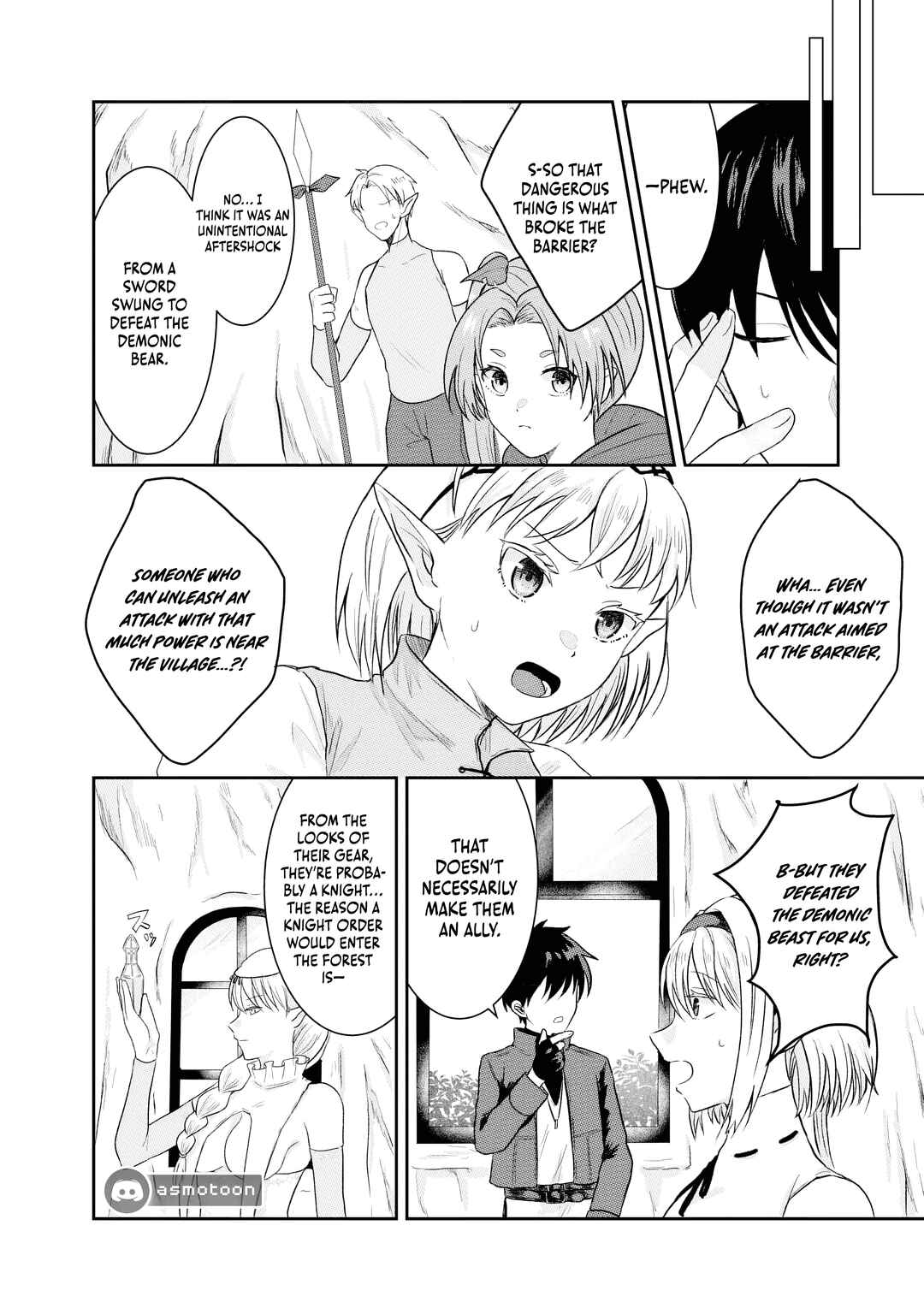 Page 12 Chapter 4 Sono Hen no Kusa demo Kuttoke to Tsuihou Sareta Munou Skill [Shokubutsugui] Mochi Tenseisha, Elf no Sato de Maboroshi no Shokubutsu wo Tabete Musou Suru