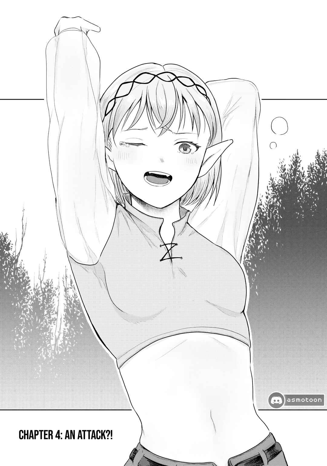Page 2 Chapter 4 Sono Hen no Kusa demo Kuttoke to Tsuihou Sareta Munou Skill [Shokubutsugui] Mochi Tenseisha, Elf no Sato de Maboroshi no Shokubutsu wo Tabete Musou Suru