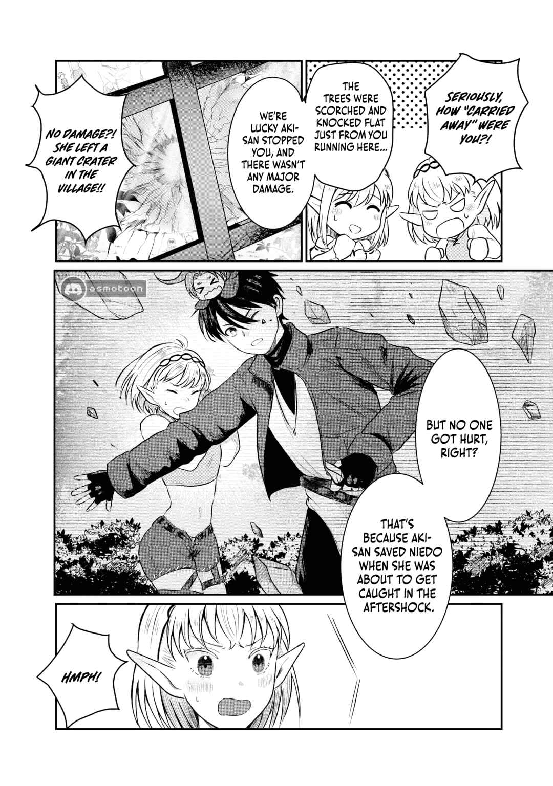Page 4 Chapter 6 Sono Hen no Kusa demo Kuttoke to Tsuihou Sareta Munou Skill [Shokubutsugui] Mochi Tenseisha, Elf no Sato de Maboroshi no Shokubutsu wo Tabete Musou Suru