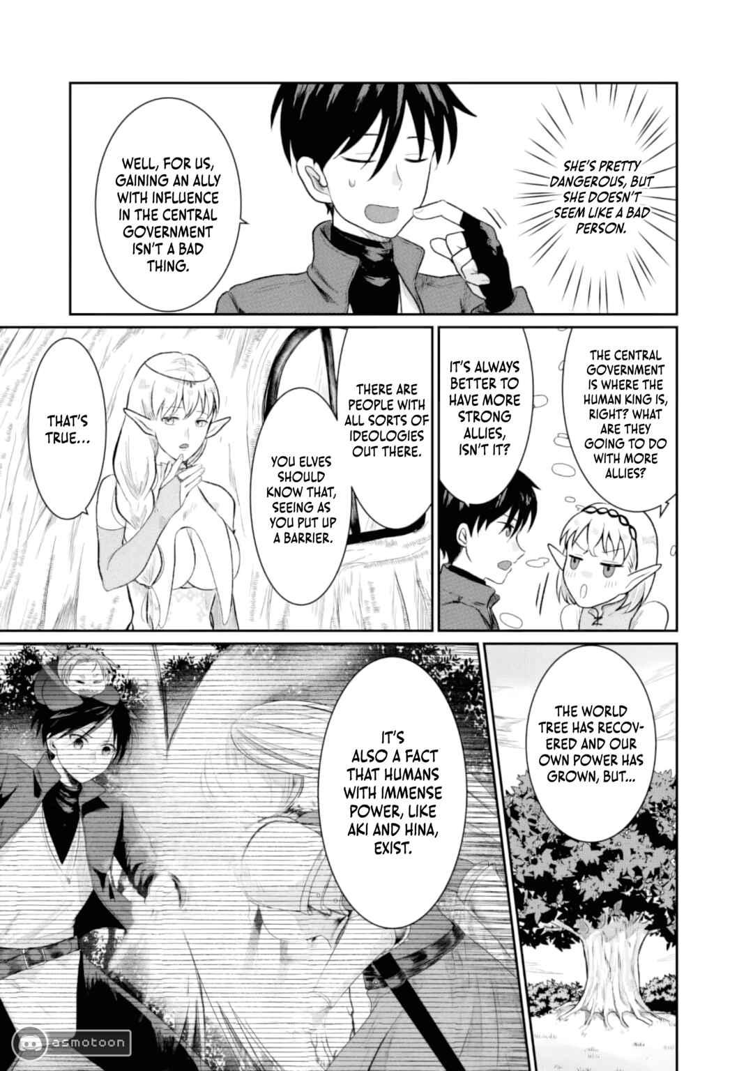 Page 7 Chapter 6 Sono Hen no Kusa demo Kuttoke to Tsuihou Sareta Munou Skill [Shokubutsugui] Mochi Tenseisha, Elf no Sato de Maboroshi no Shokubutsu wo Tabete Musou Suru