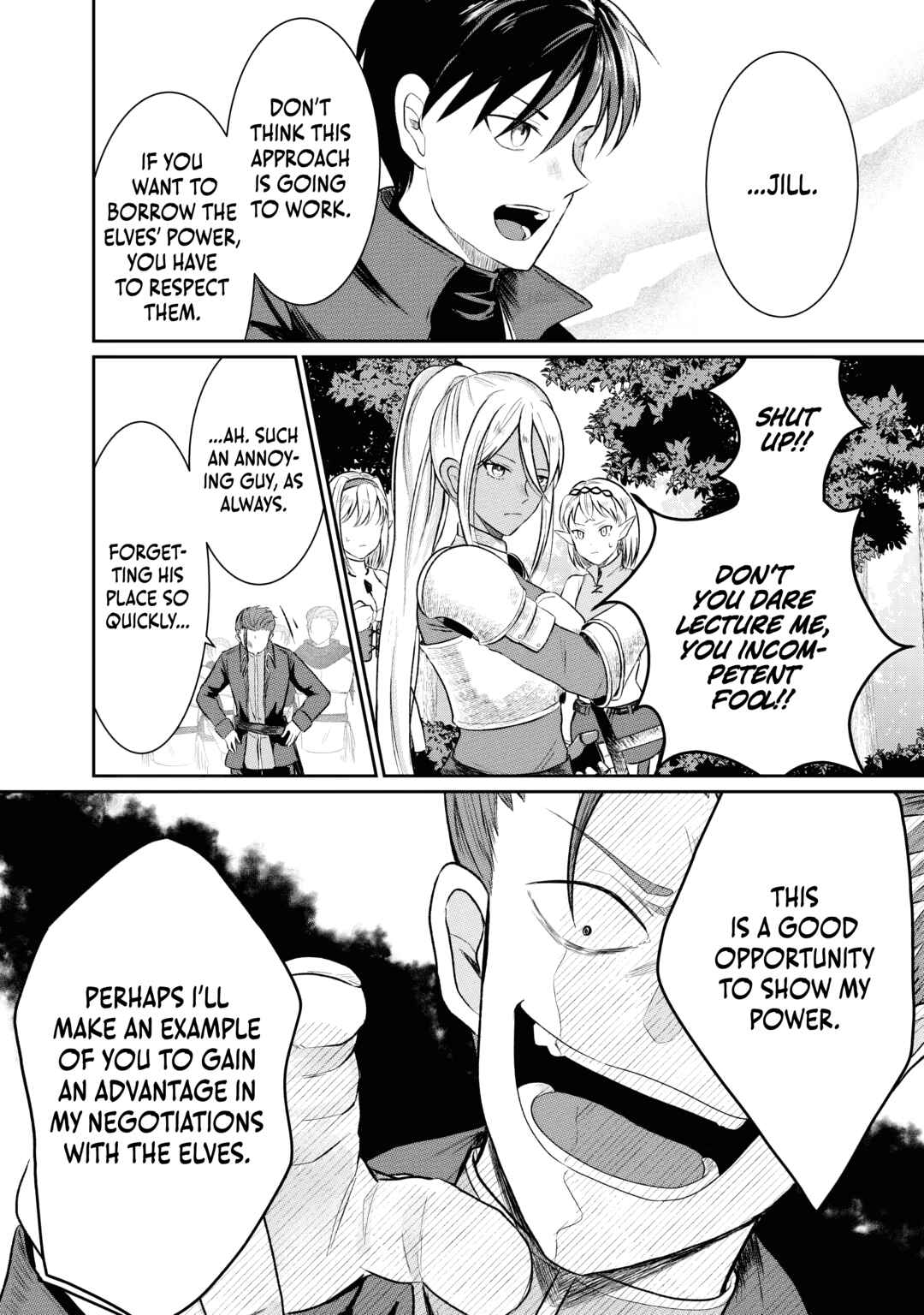 Page 12 Chapter 8 Sono Hen no Kusa demo Kuttoke to Tsuihou Sareta Munou Skill [Shokubutsugui] Mochi Tenseisha, Elf no Sato de Maboroshi no Shokubutsu wo Tabete Musou Suru