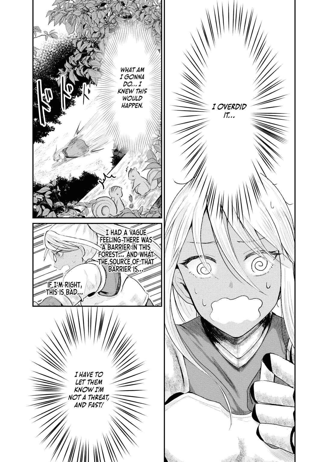 Page 7 Chapter 5 Sono Hen no Kusa demo Kuttoke to Tsuihou Sareta Munou Skill [Shokubutsugui] Mochi Tenseisha, Elf no Sato de Maboroshi no Shokubutsu wo Tabete Musou Suru