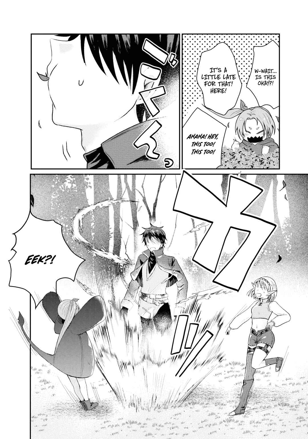 Page 9 Chapter 5 Sono Hen no Kusa demo Kuttoke to Tsuihou Sareta Munou Skill [Shokubutsugui] Mochi Tenseisha, Elf no Sato de Maboroshi no Shokubutsu wo Tabete Musou Suru