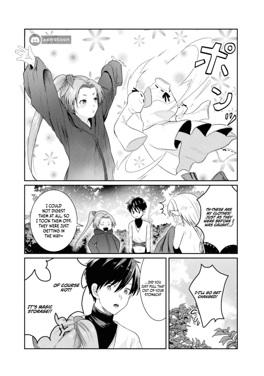 Page 10 Chapter 2 Sono Hen no Kusa demo Kuttoke to Tsuihou Sareta Munou Skill [Shokubutsugui] Mochi Tenseisha, Elf no Sato de Maboroshi no Shokubutsu wo Tabete Musou Suru