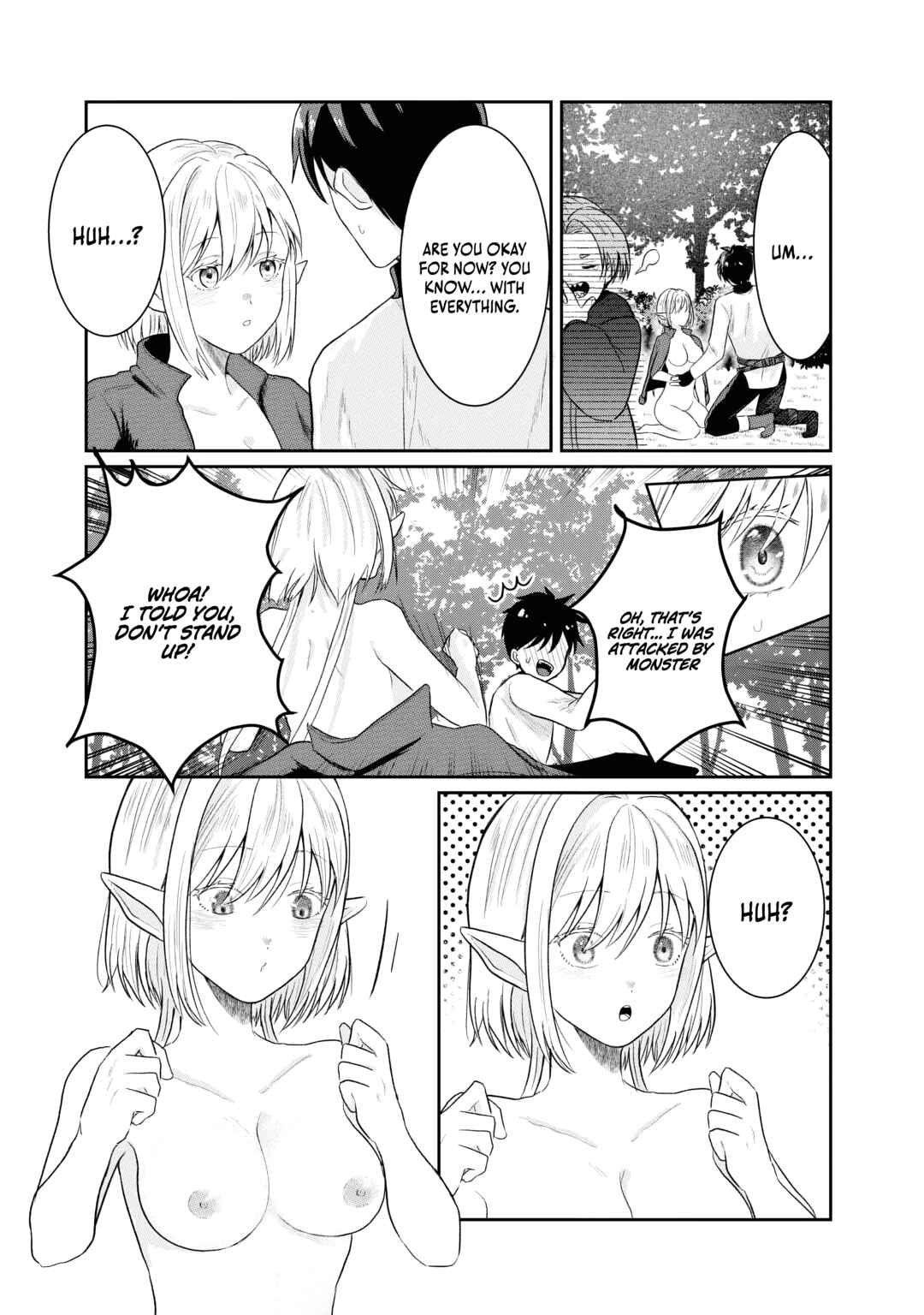 Page 4 Chapter 2 Sono Hen no Kusa demo Kuttoke to Tsuihou Sareta Munou Skill [Shokubutsugui] Mochi Tenseisha, Elf no Sato de Maboroshi no Shokubutsu wo Tabete Musou Suru