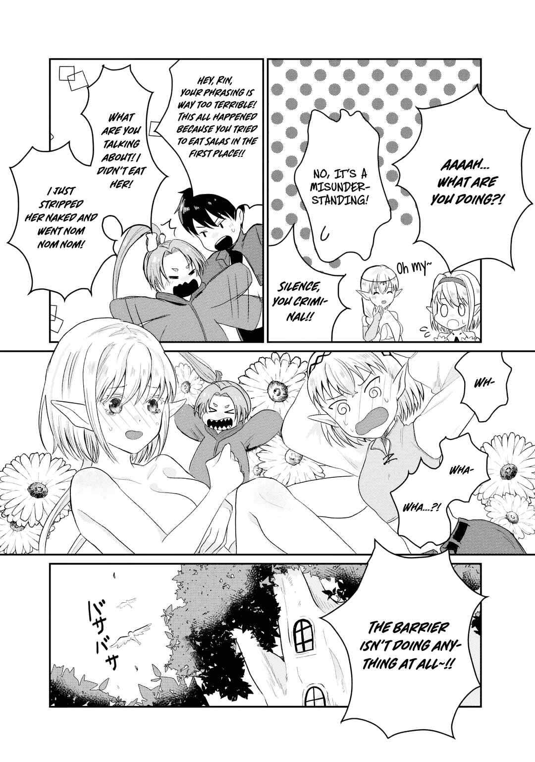 Page 14 Chapter 3 Sono Hen no Kusa demo Kuttoke to Tsuihou Sareta Munou Skill [Shokubutsugui] Mochi Tenseisha, Elf no Sato de Maboroshi no Shokubutsu wo Tabete Musou Suru