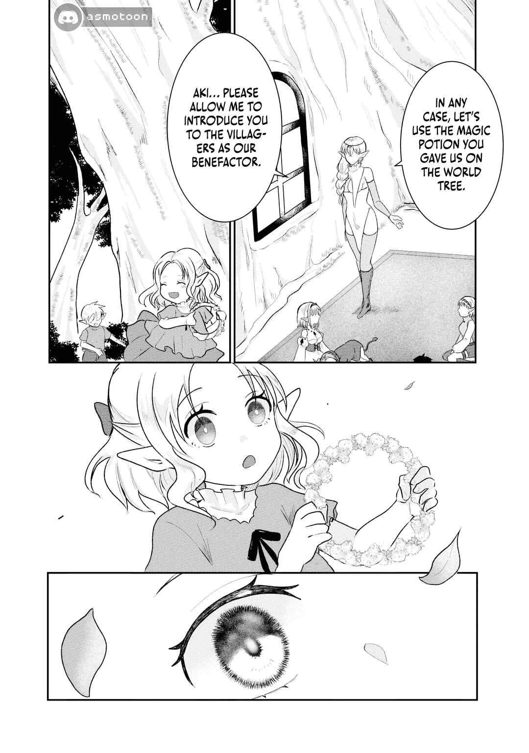 Page 16 Chapter 3 Sono Hen no Kusa demo Kuttoke to Tsuihou Sareta Munou Skill [Shokubutsugui] Mochi Tenseisha, Elf no Sato de Maboroshi no Shokubutsu wo Tabete Musou Suru