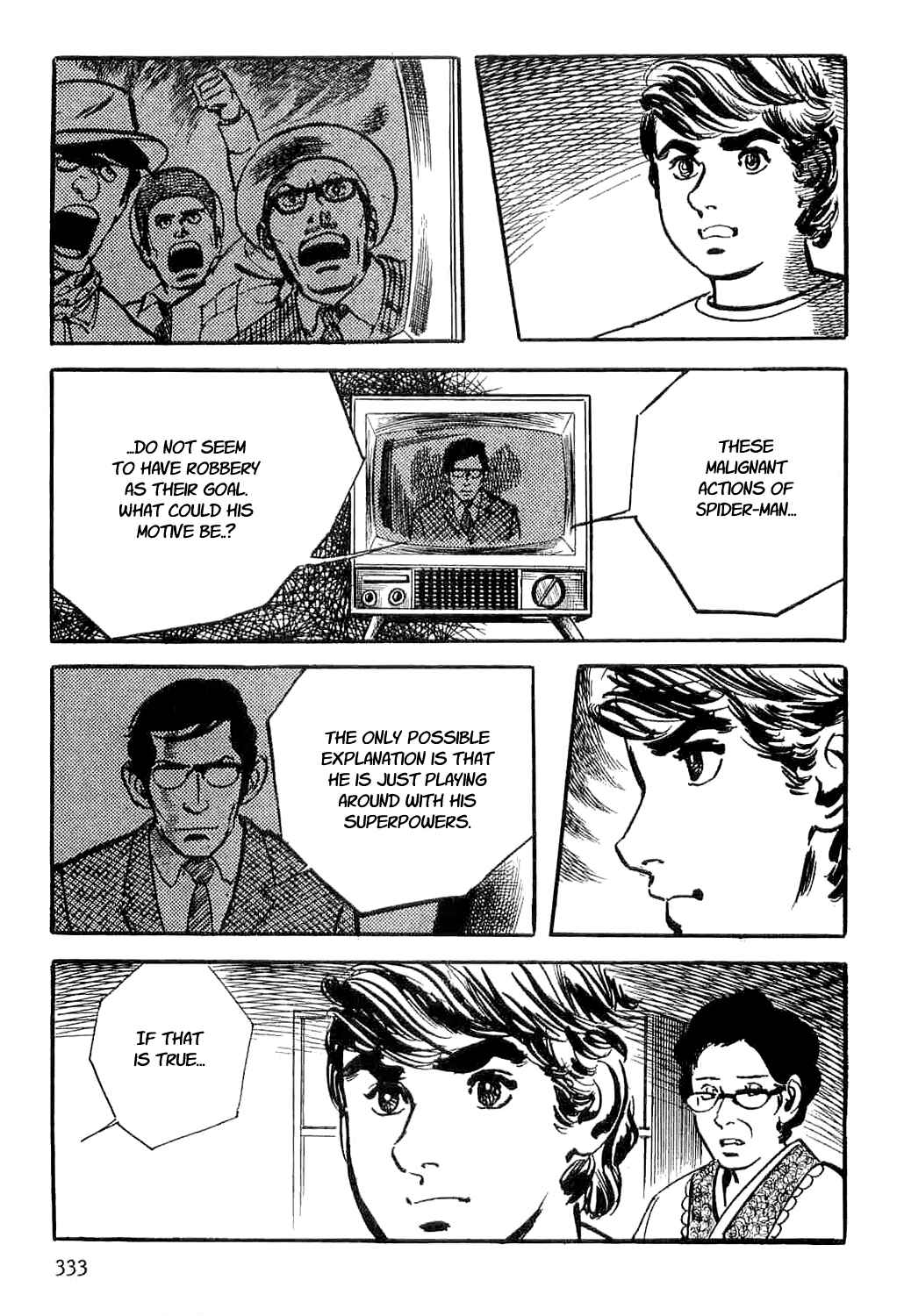 Page 22 Chapter 4 Spider-Man: The Manga