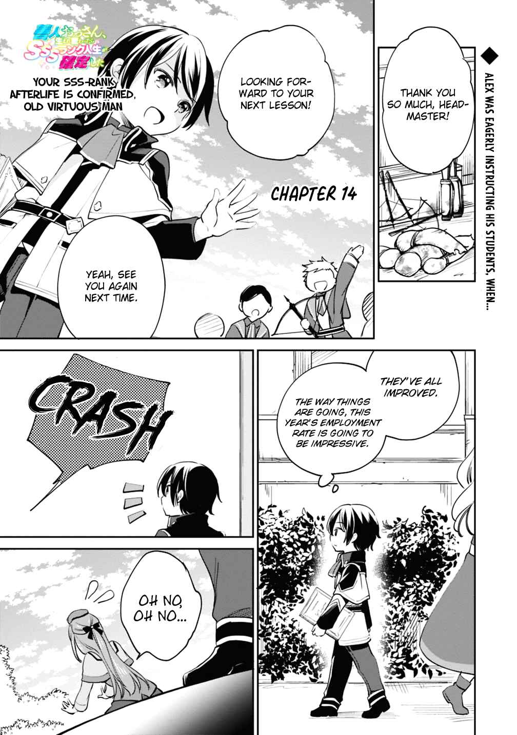 Page 1 Chapter 14 Zennin Ossan, Umarekawattara SSS Rank Jinsei ga Kakutei Shita