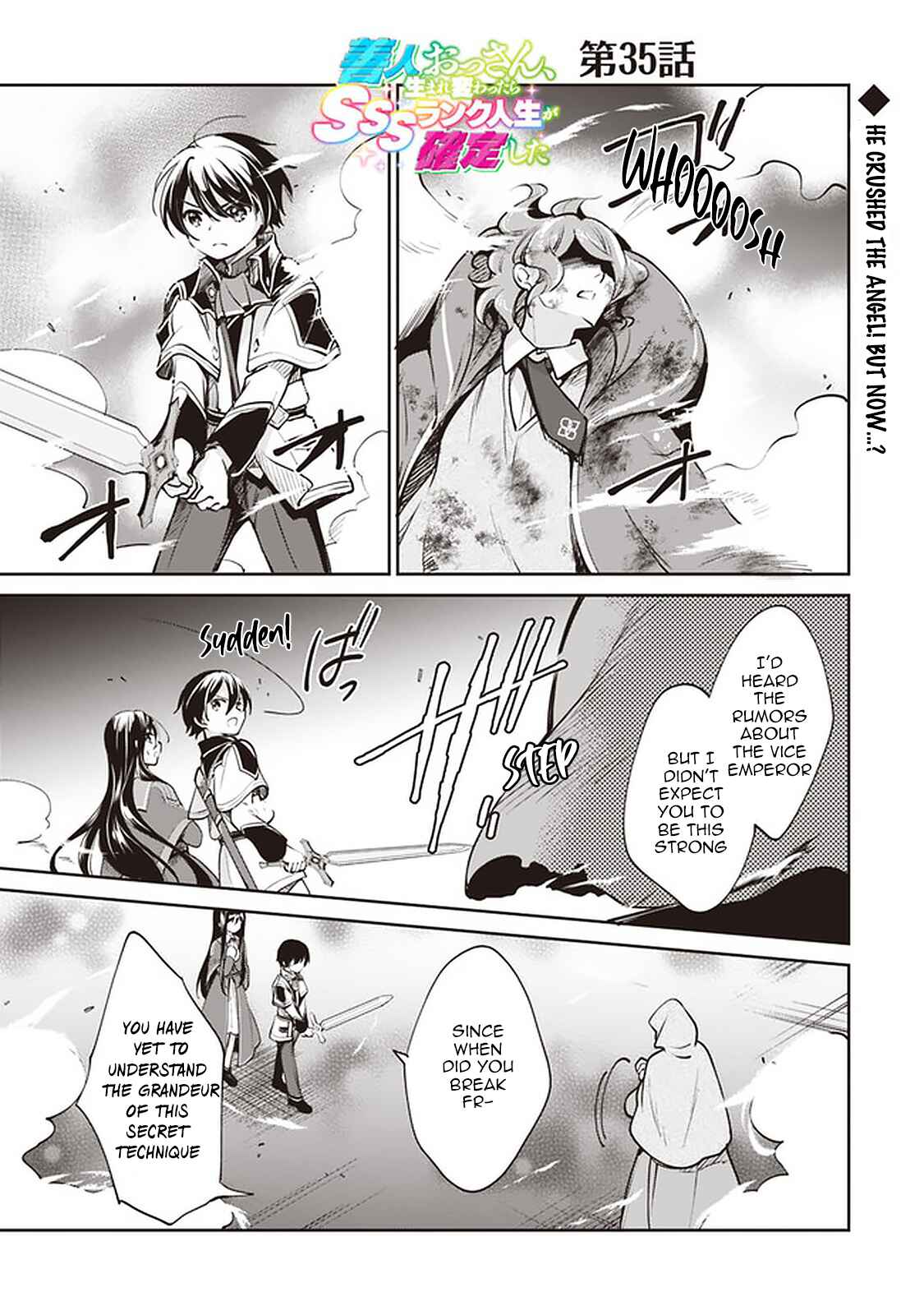 Page 2 Chapter 35 Zennin Ossan, Umarekawattara SSS Rank Jinsei ga Kakutei Shita