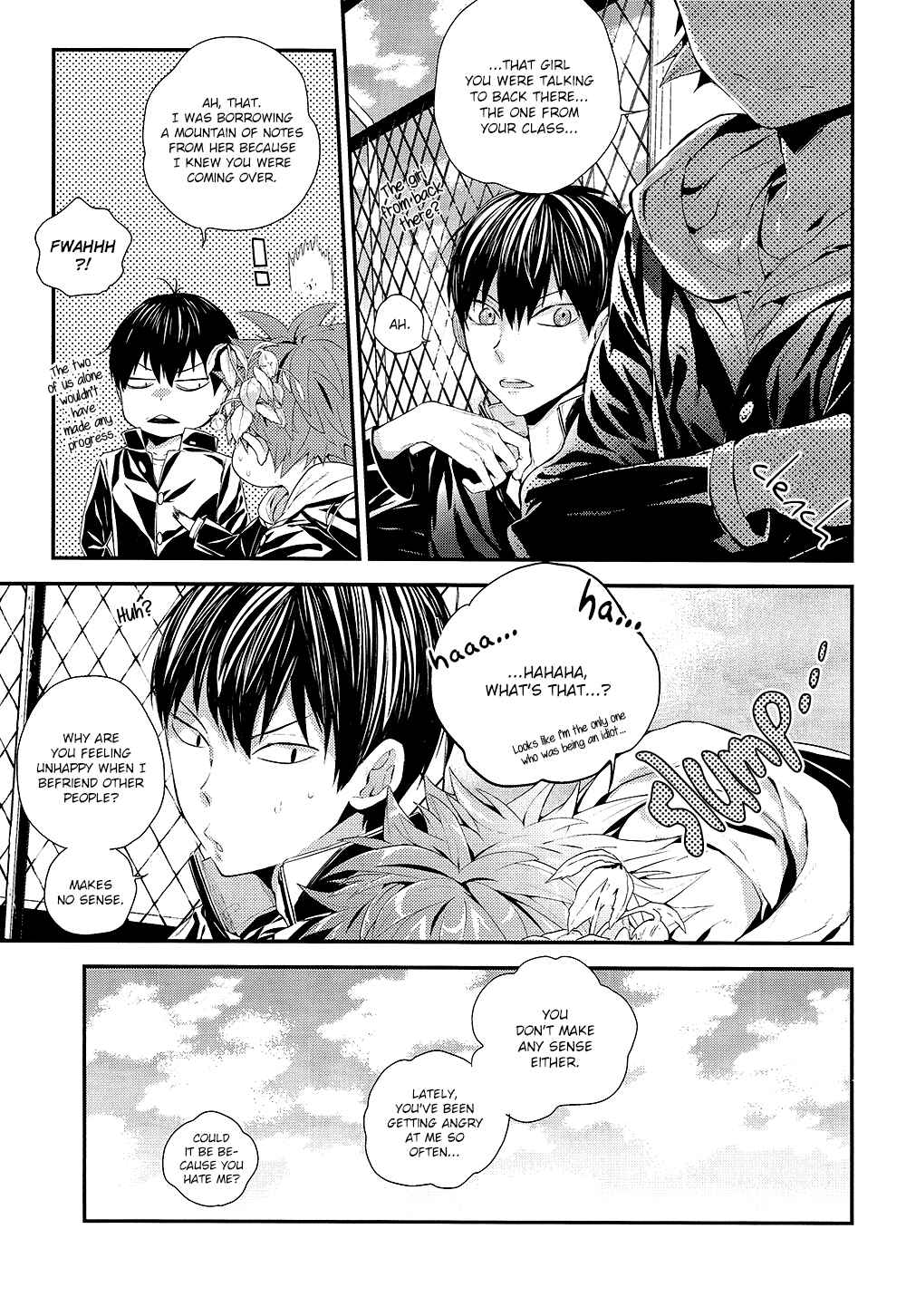 Page 22 Chapter Unknown_3490 Haikyuu!! - Hana to Mitsubachi (Doujinshi)