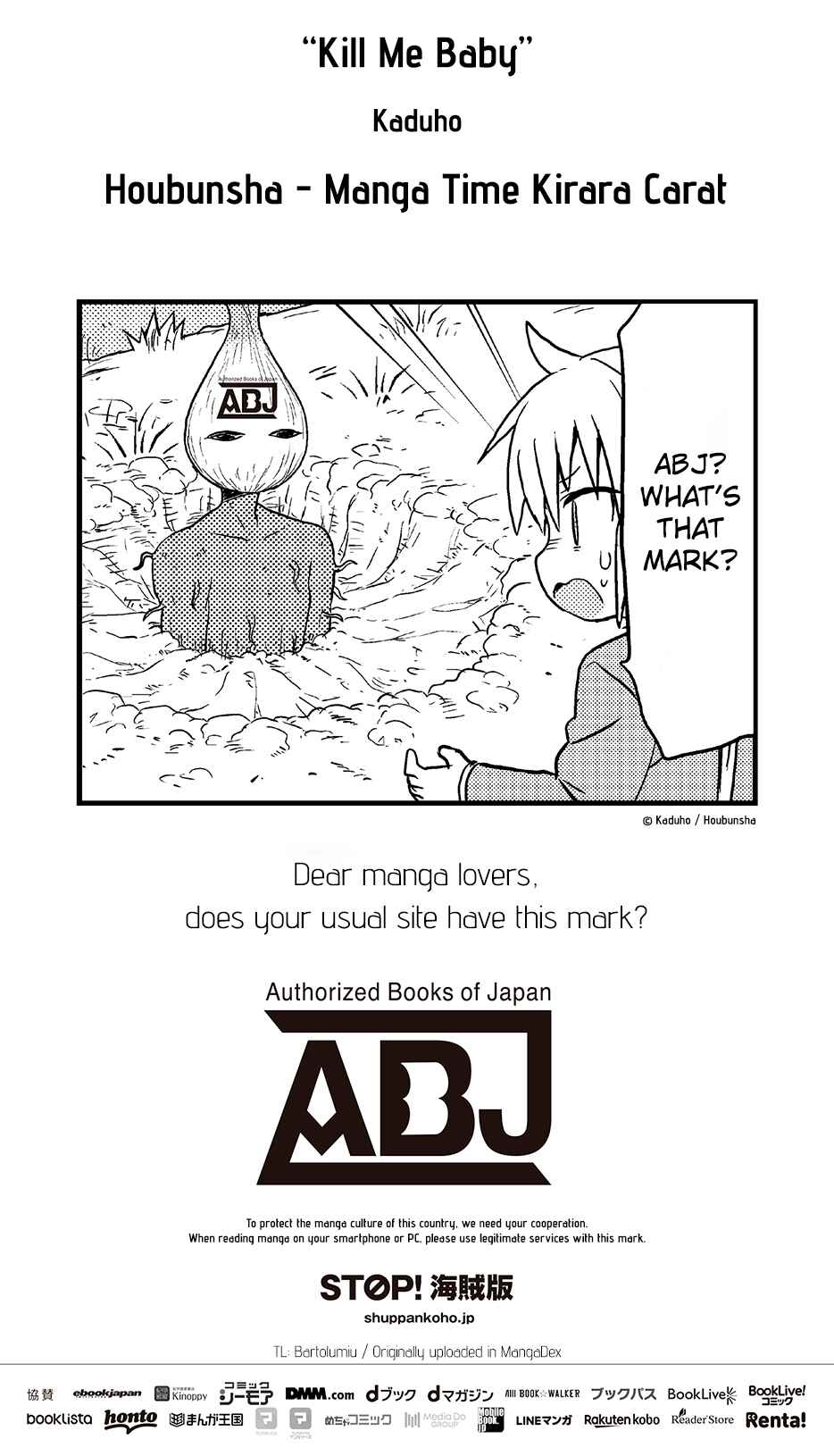 Page 1 Chapter 12 Character Collaborations with ABJ mark!