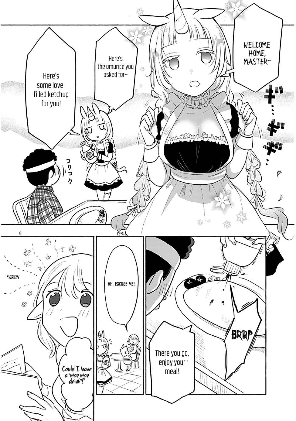 Page 8 Chapter 28 Genkai Dungeon no Hanshoku Jijou