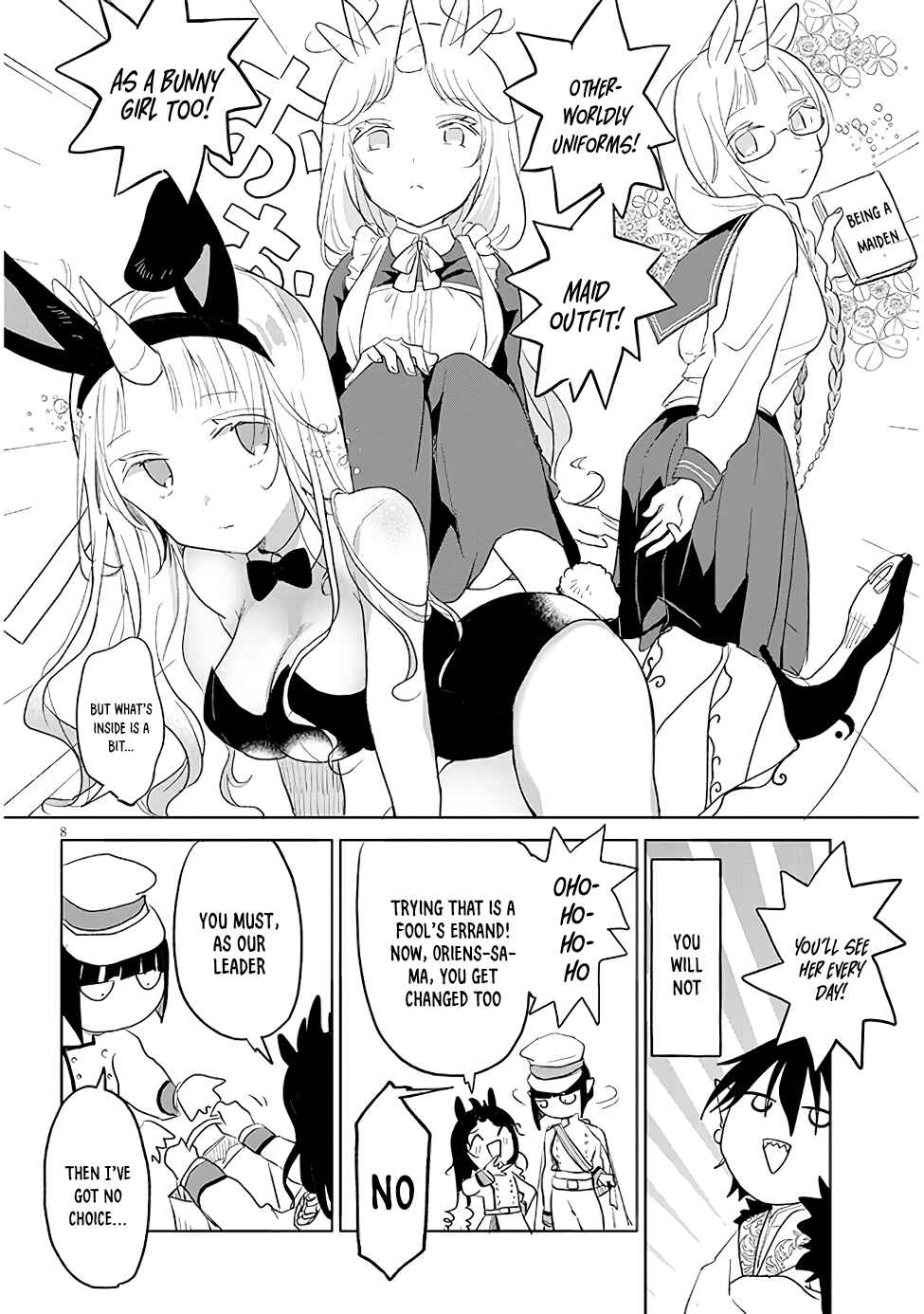 Page 8 Chapter 18 Genkai Dungeon no Hanshoku Jijou