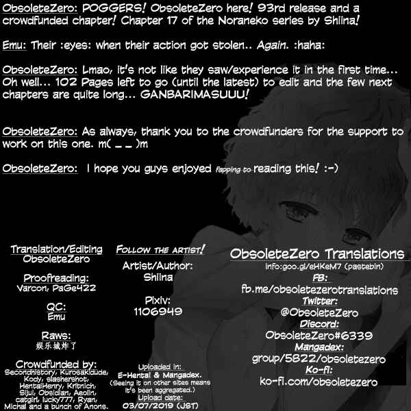 Page 20 Chapter 17 Noraneko Shoujo to no Kurashikata