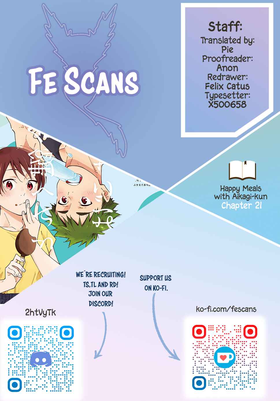 Page 1 Chapter 21 Aikagi-kun to Shiawase Gohan
