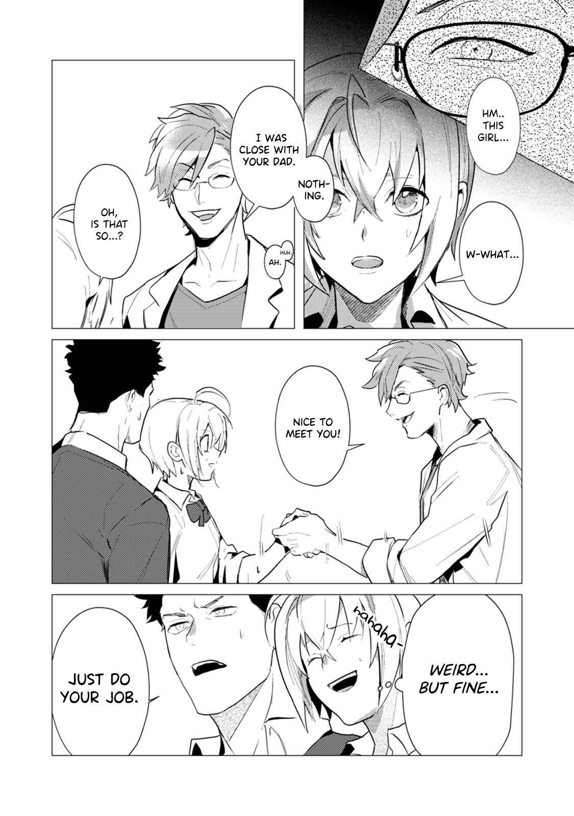 Page 8 Chapter 3 Alpha no JK Dakedo Konyakusha ga Omega no Sensei de Asoko ga Taihendesu